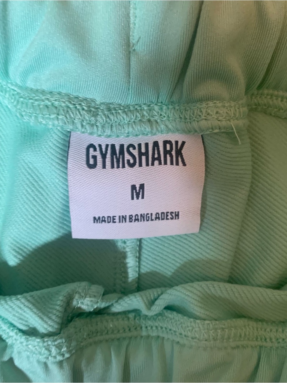 Gymshark Mint Green Recess Snap-Front Athletic Shorts Ladies Sz Medium - Picture 5 of 6